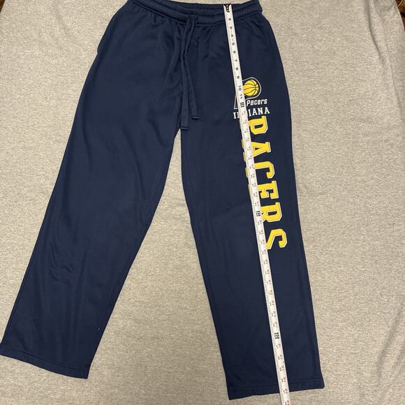 Indiana Pacers Sweat Pants Mens Medium Tall Navy NBA Stretch - Picture 4 of 5